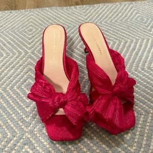 Loeffler Randall pink heels